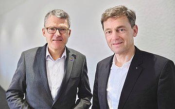 Hans-Joachim Seuferlein und Roderich Kiesewetter Doppelportrait von Hans-Joachim Seuferlein und Roderich Kiesewetter