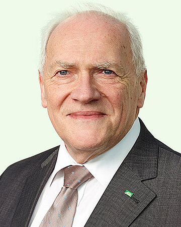 Portr&auml;t-Foto des ehemaligen Aufsichtsratsvorsitzenden und Namensgeber f&uuml;r den Preis Fritz Sch&ouml;sser.