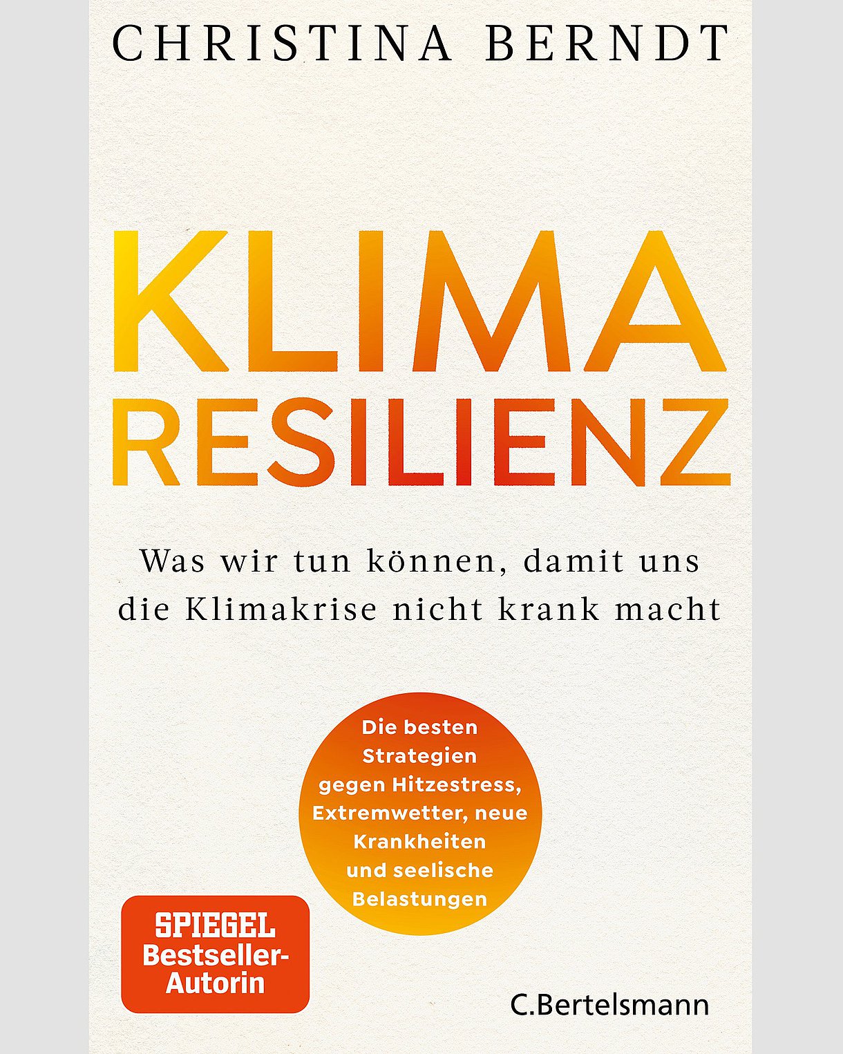 Foto: Buchcover: Christina Berndt: Klimaresilienz.